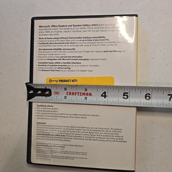 Microsoft Office Student and Teacher Edition 2003 With Product Key‎ - Picture 2 of 5